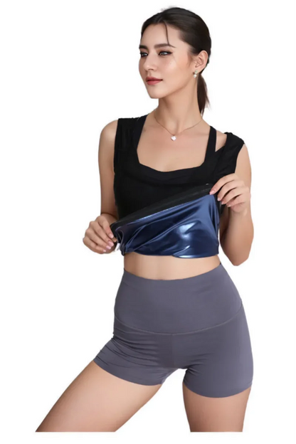 Women’s Sauna Suit Body Shaper Vest - Heat Trapping Slimming Workout Tank Top for Weight Loss Training & Fitness