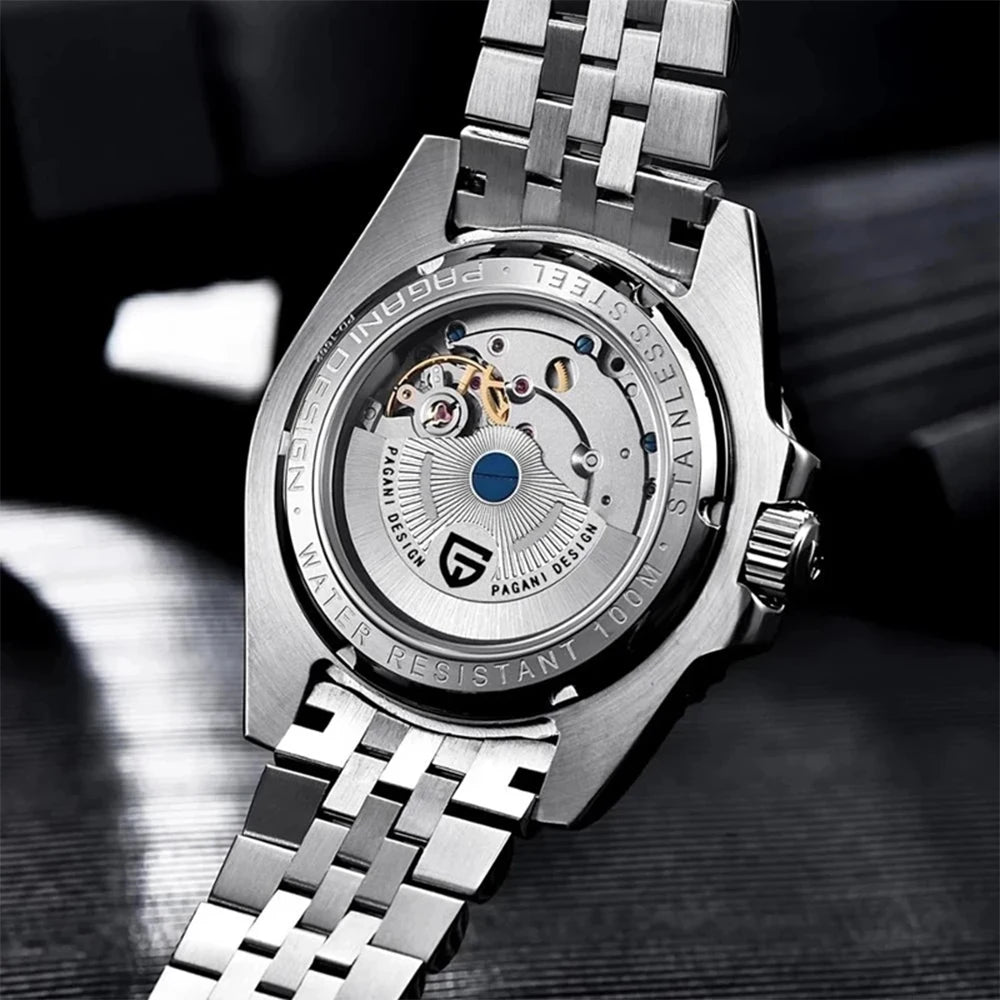 PAGANI DESIGN V3 GMT Men’s Luxury 40mm Automatic Mechanical Watch – Sapphire Crystal Stainless Steel Waterproof