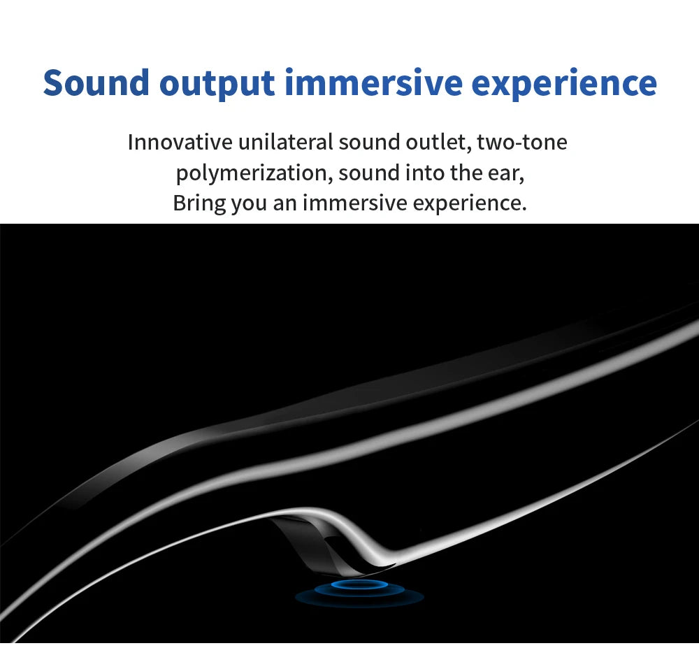 SENBONO E13 Smart Glasses – Blue Light Filtering Polarized Lenses with Audio, Built-in Mic, Speakers, Touch & Voice Assistant
