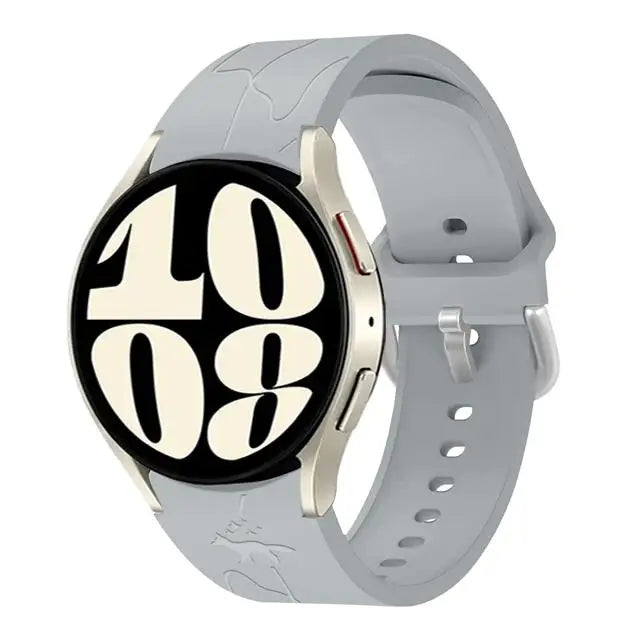 Samsung Galaxy Watch Silicone Sport Band - Replacement Strap for Galaxy Watch 4, 5, 6, 7, 5 Pro and Classic 40mm, 44mm, 45mm