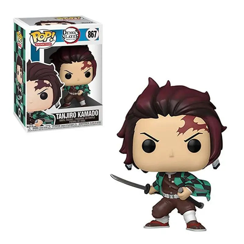 Demon Slayer Anime Figure Set – Kamado Tanjiro, Nezuko, Zenitsu & Inosuke Peripherals Toy Doll Birthday Gift