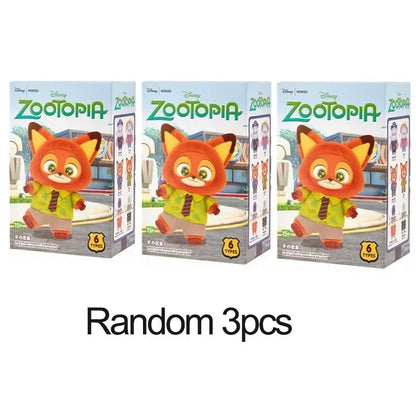 NEW 2026 Disney Zootopia Blind Box – Judy & Nick Vinyl Plush Cartoon Character Pendant, Trendy Toy Gift