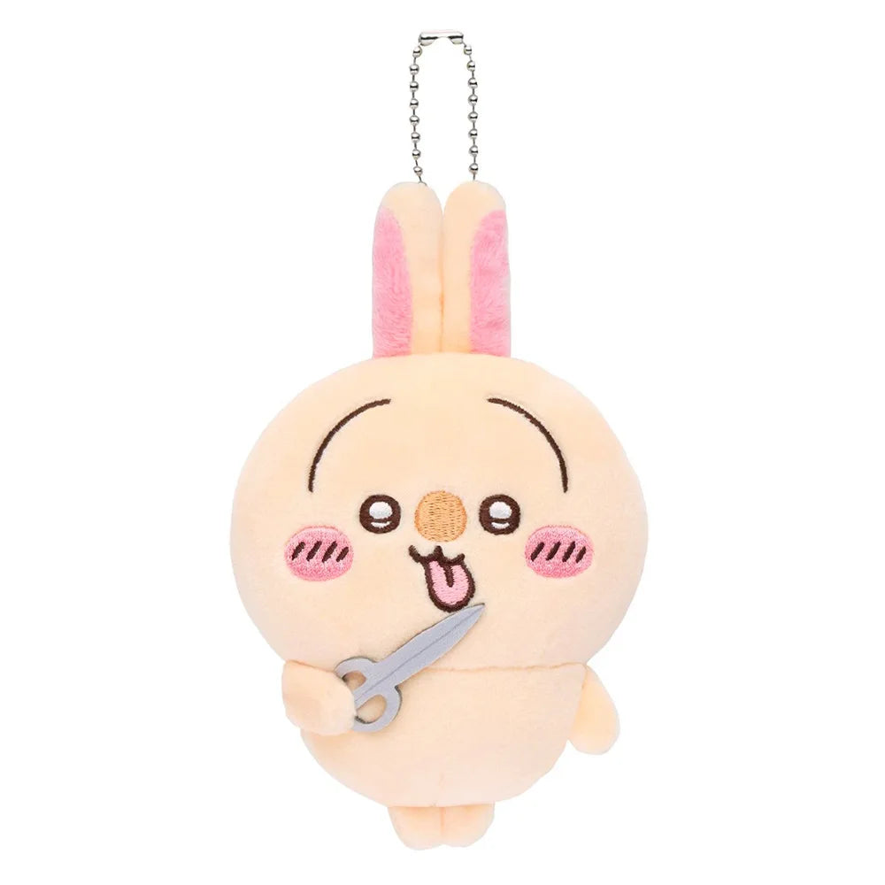 11CM Kawaii Chiikawa Hachiware Usagi Plush Keychain — Soft Cartoon Doll Bag Pendant Toy Gift