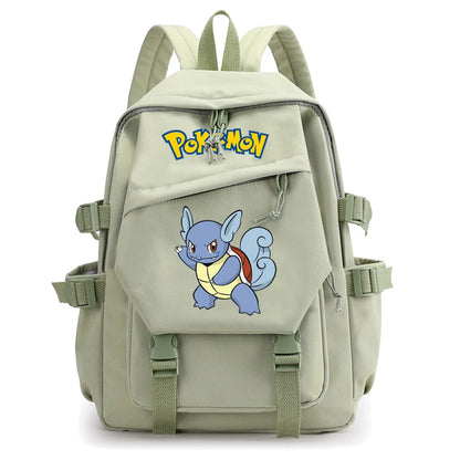 Pokemon Waterproof Women’s Backpack – Pikachu, Gengar, Snorlax Schoolbag for Girls & Students