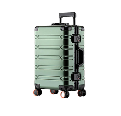 2024 Large Capacity Luggage Sets - Durable Aluminum Suitcase for Women - Carry-On Boarding Travel Options 20/24/29 Inch