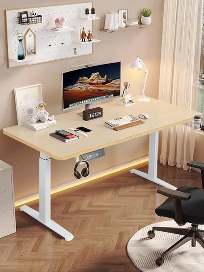 Height-Adjustable Standing Desk – Smart Motion Computer Desk for Study, Gaming, and Office Use