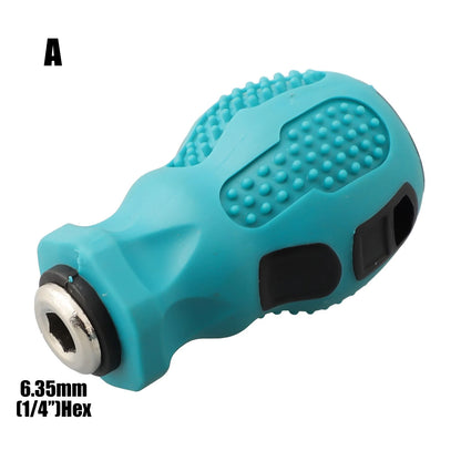 Multi-Purpose Screwdriver Bit Handle with 4mm, 5mm & 6.35mm Hex Adapter
