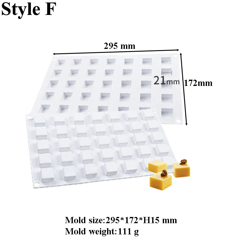 35-Cell Silicone Candy & Chocolate Mold — Jelly, Cake, Ice Cube & Dessert Baking Tool