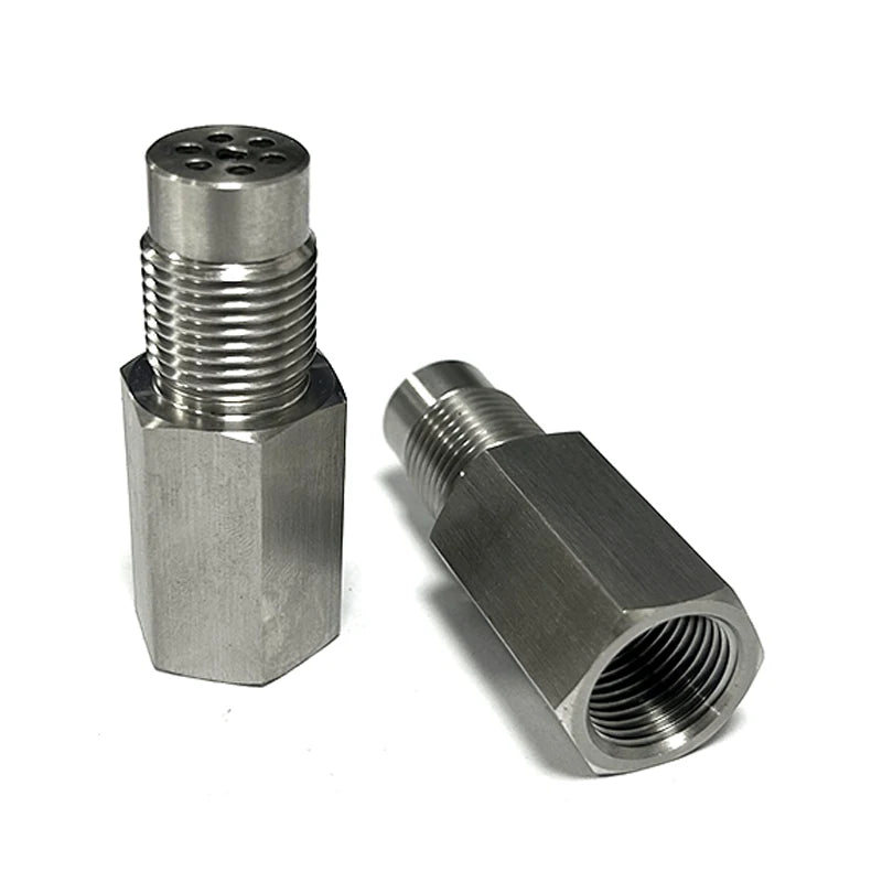 M18*1.5 Mini Catalytic Oxygen Sensor Spacer – SS304 Lambda Sensor Bung & Car Fault Lamp Shield Adapter