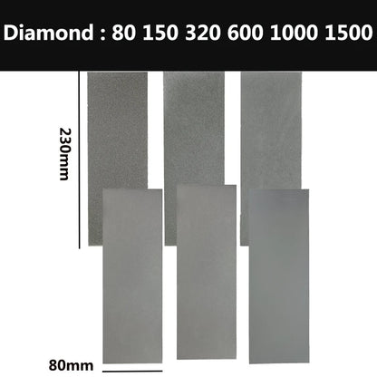 1000 Grit Diamond Plate Sharpening Stone – Large Whetstone for Professional Knife & Blade Sharpening, Apex Edge Tool