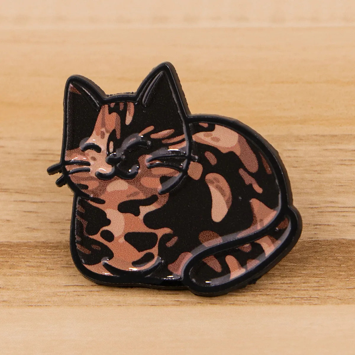 Cute Black Cat Enamel Pin - Cartoon Anime Brooch Lapel Badge for Backpack & Clothing Accessories