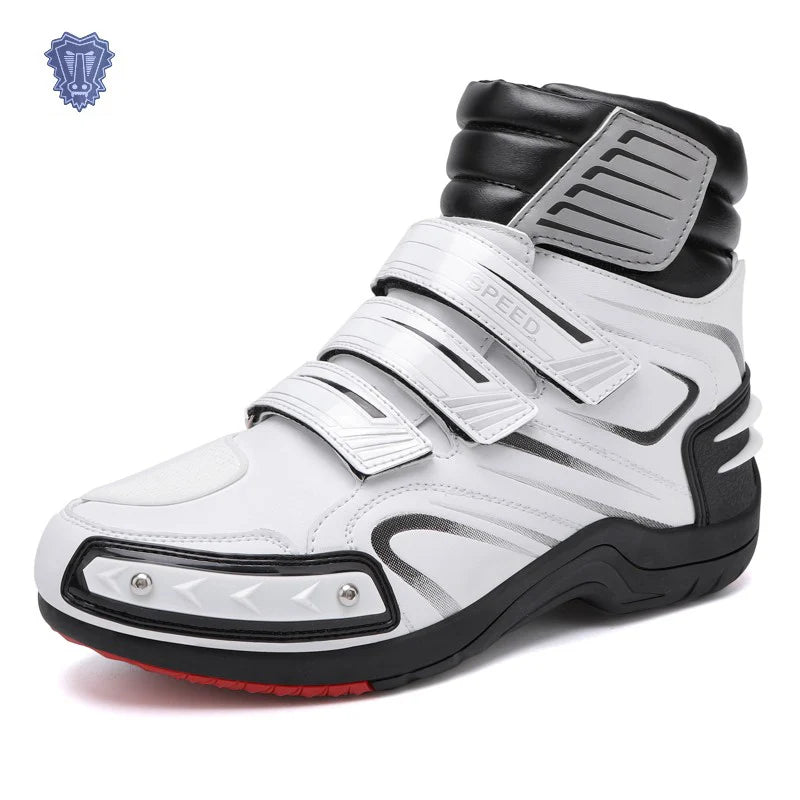 New Motorcycle Boots for Men & Women – Anti-Slip Winter Riding Sneakers for Bicycle, Mountain Racing & Road Speed, Autumn Ready