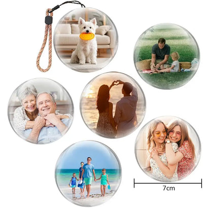 3D Video Crystal Ball Lamp - DIY Memory Glass Sphere with 2.7" Screen & 4GB Video Player, Gift Idea