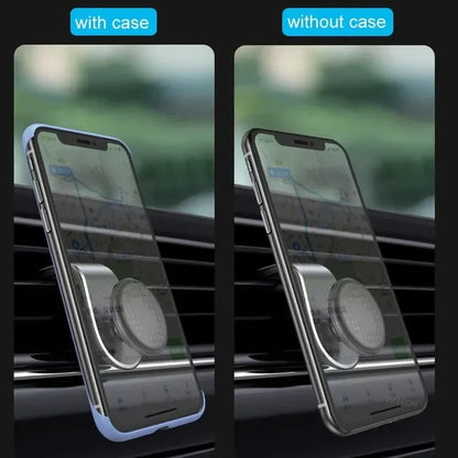 Universal Magnetic Car Phone Holder - Air Vent Mount with 360° Rotation GPS Support for iPhone & Android Phones