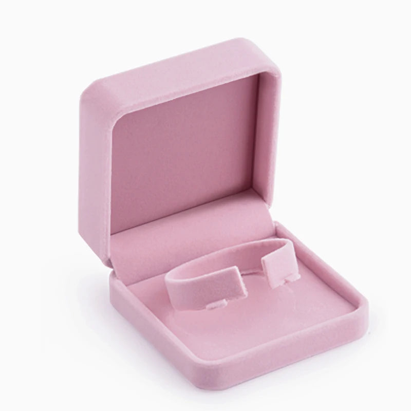 Oirlv Velvet Jewelry Box – Classic Ring, Earring & Necklace Case for Wedding Gift & Display