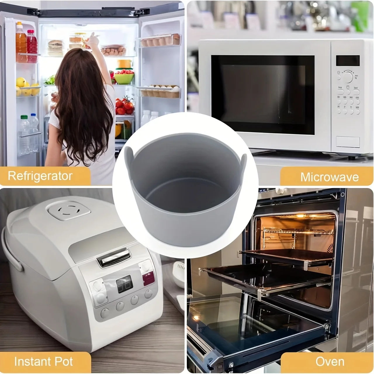 Air Fryer Silicone Egg Poacher Cups – 1pc/4pcs Non-Stick Egg Cooker Mold