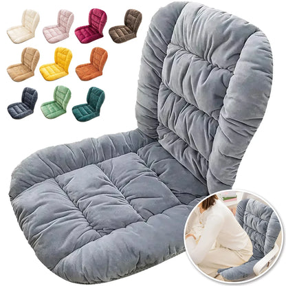 Luxury Thick Chair Cushion with Back Support – Non-Slip Soft Pad for Office, Student, Patio, Garden & Rocking Chairs