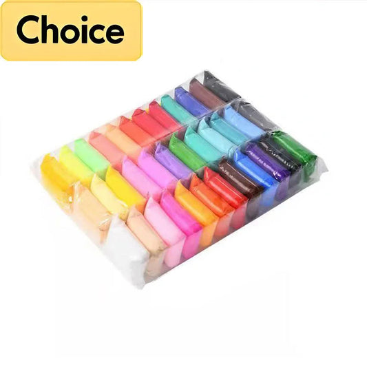 36 Color Air-Dried Clay Set – Ultra-Light Plastic Clay with Carving Tools, DIY Crafts & Gifts for Children and Friends