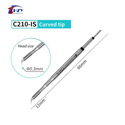 HZY C210 Series Soldering Iron Tips - Replacement Welding Heads for JBC, Sugon T26 & T3602 Stations