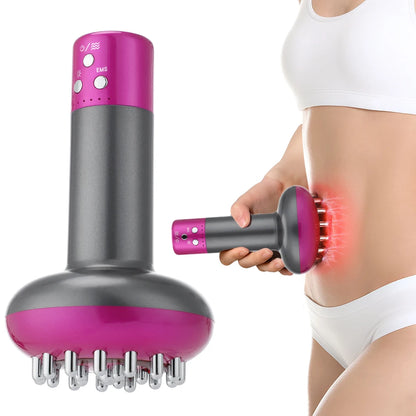 Rechargeable Gua Sha Massager – Body Shaping & Heating Scraping Brush for Lymphatic Detox, Meridian Dredging & Fat Burning
