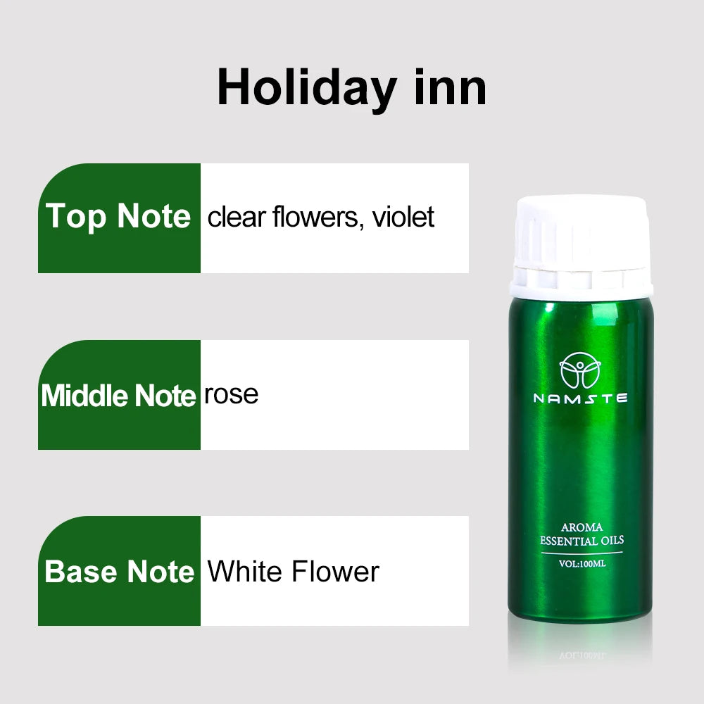 Namste 100ml Ritz Carlton Hotel Essential Oil - Pure Plant Air Freshener for Home & Hotels + 3x5ml Sample Set