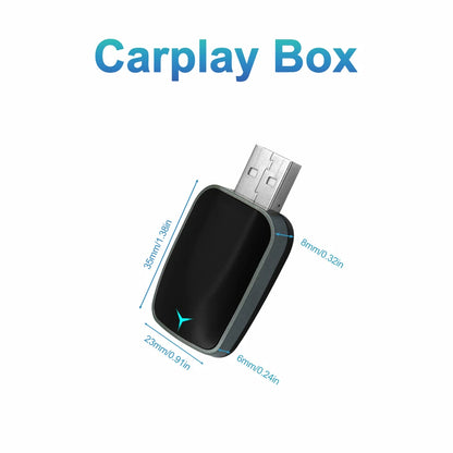 2025 2-in-1 Wireless CarPlay AI Box – Convert Wired CarPlay to Wireless with Android Auto, Plug and Play