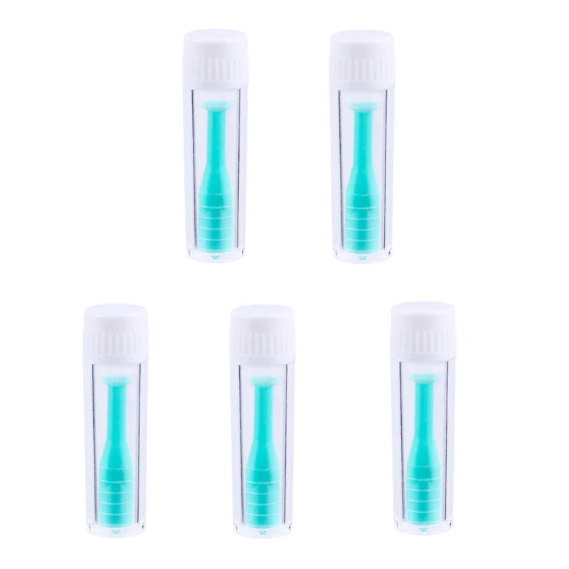 5PCS Multicolor Contact Lens Remover Set – Mini Suction Cup Tool Kit for Easy Lens Removal | Portable Travel Eye Care Accessories