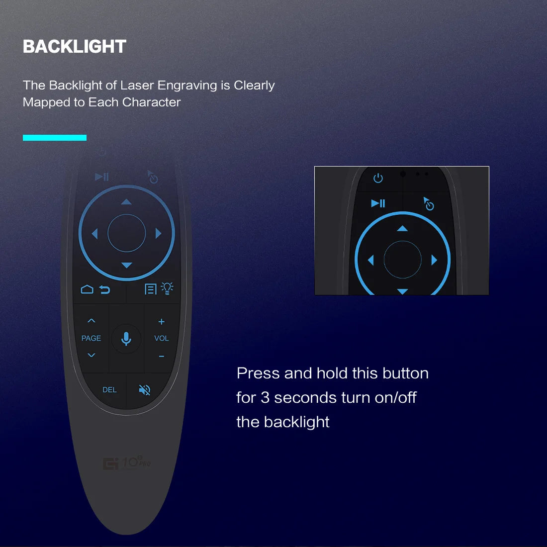 G10S 2.4G Wireless Air Mouse with Voice Remote Control and Gyroscope - IR Learning - Compatible with Android TV Box - G10SPRO BT