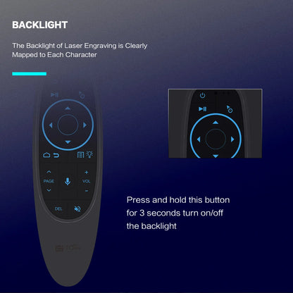 G10S 2.4G Wireless Air Mouse with Voice Remote Control and Gyroscope - IR Learning - Compatible with Android TV Box - G10SPRO BT