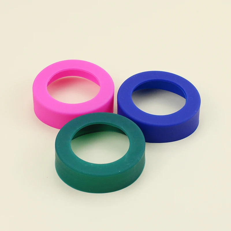 70mm Silicone Cup Bottom Cover – Anti-Skid Coaster Sleeve for Water Bottles and Cups