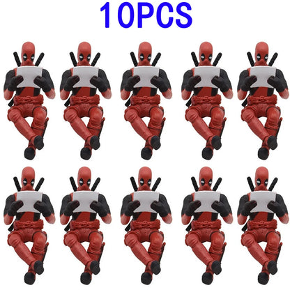 Deadpool & Wolverine Movie Figures – Cute Action Toy Dolls & Plush Decor for Kids’ Birthday Gifts