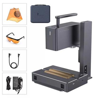 LASERPECKER LP2 Handheld Laser Engraver – Portable 5W Laser Cutting & Engraving Machine with Bluetooth CNC DIY SuperFast Technology