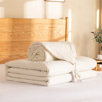 Natural Mulberry Silk Comforter - Four Seasons Bedding Quilt, Summer/Winter, Thin/Thick, Single/Double Hotel Blanket Duvet