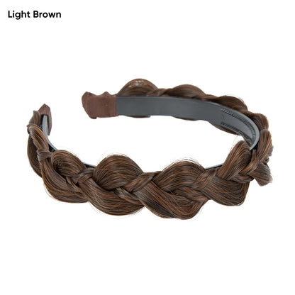 SARLA Synthetic Bohemian Braided Headband – Butterfly Plaited Hairpiece for Women