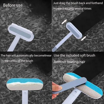 Reusable Pet Hair Remover – Washable Plush Cleaner for Dogs & Cats, Suitable for Furniture, Home & Outdoor Use