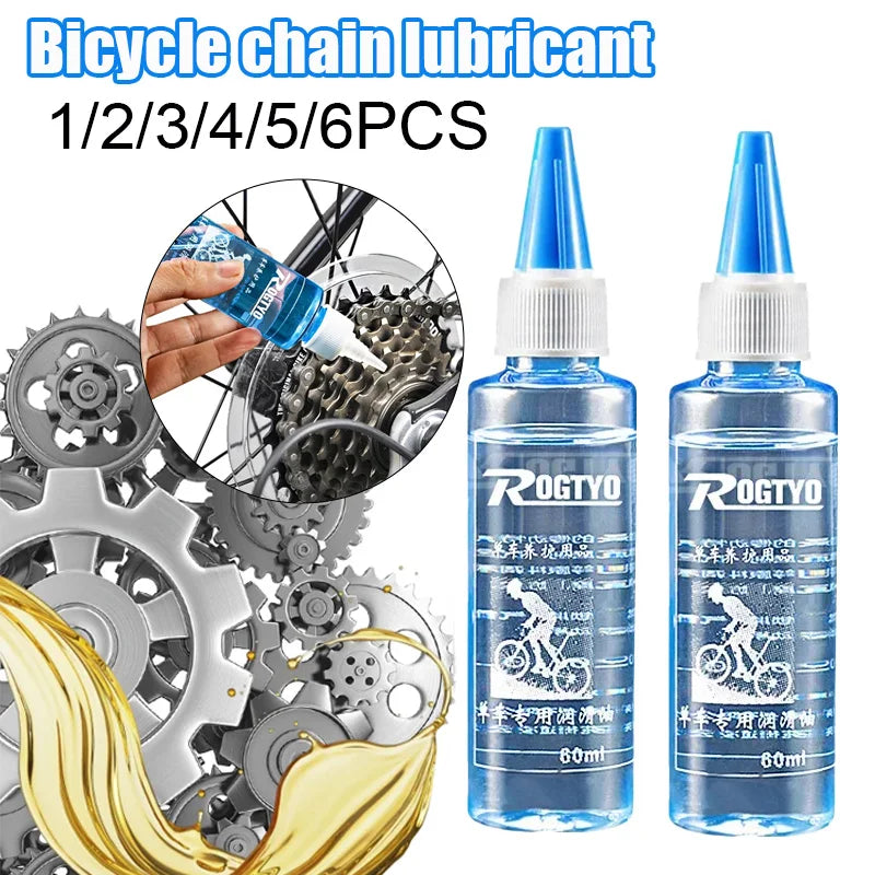 60ML Bicycle Chain Lubricant Oil – Dry Wax Lube for MTB & Road Bike Gear Maintenance, Smooth & Long-Lasting Performance