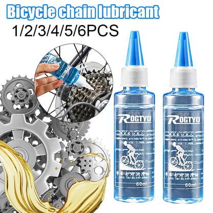 60ML Bicycle Chain Lubricant Oil – Dry Wax Lube for MTB & Road Bike Gear Maintenance, Smooth & Long-Lasting Performance