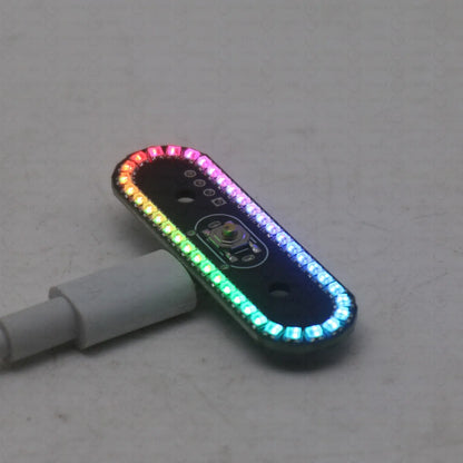 Wireless LED Tail Light - Colorful Flowing Gradient Breathing Flashing Lamp for RC Cars, Aircraft & Drones