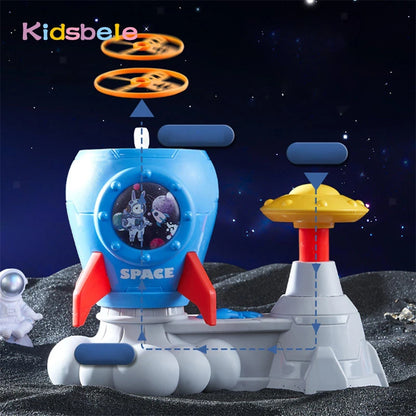 Rocket Butterfly Catching Game – Outdoor Summer Yard Toy with Foot Pedal Catapult for Toddlers