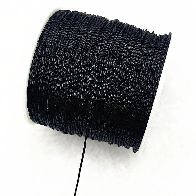 Nylon Macrame Cord Thread (0.4–1.5mm) – Braided DIY Bracelet, Beading & Tassel String