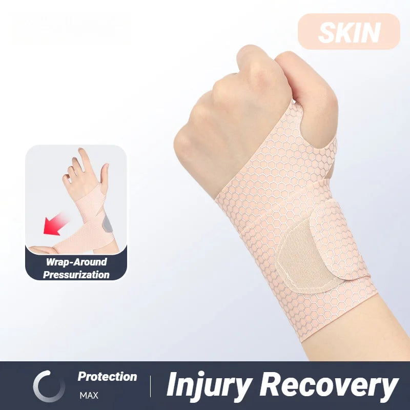 Adjustable Ultra-Thin Wrist Strap — Breathable Support for Sprains, Pain Relief, Gym Exercise, Arthritis & Carpal Tunnel