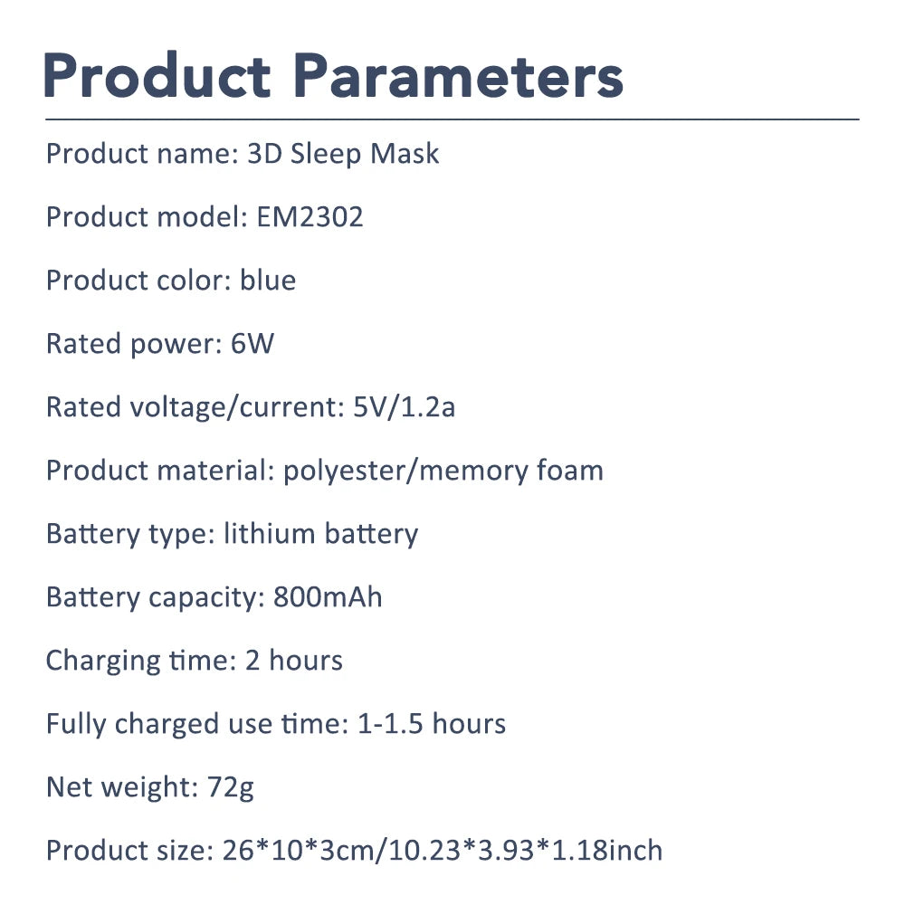 USB Heated Eye Mask with Vibration Massage – Relieve Eye Fatigue, Dry Eyes, and Promote Sleep for Home, Office & Travel