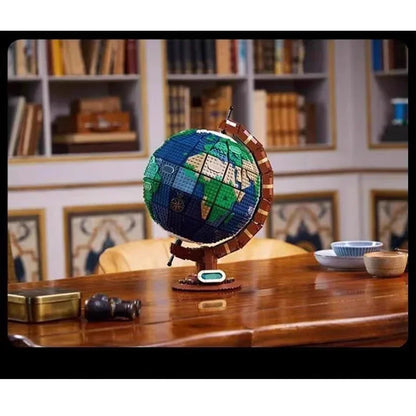 2585PCS Globe Map Building Block Set – Creative MOC Model Toy for Children’s Educational Assembly & Birthday Gift