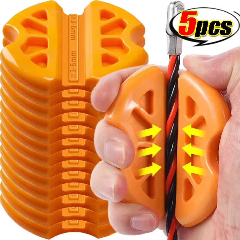 Wire Pulling Tool with Anti-Slip Rubber Grip - Portable Cable Puller & Wire Gripping Tool for Electricians