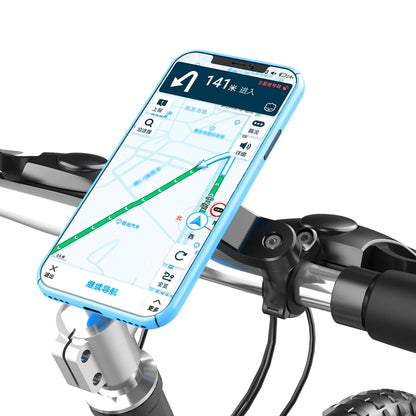 QUAD-LOCK Motorcycle & Bike Phone Holder — 360° Rotatable Navigation Stand with Secure Mount Bracket