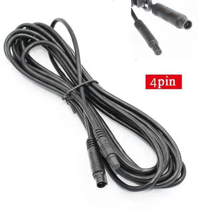 4Pin Car DVR Extension Cable - 2.5M Male to Female Connector Cord for Dash Cam & Reverse Camera Installation
