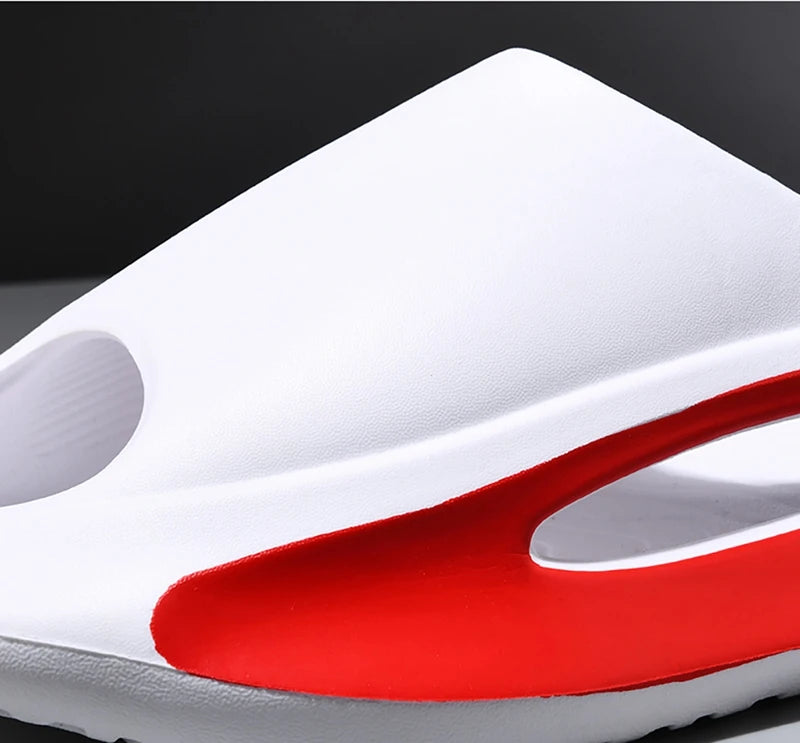 Summer Thick Sole Slippers for Men & Women – Soft EVA Indoor Slides, Beach Sandals & Flip Flops