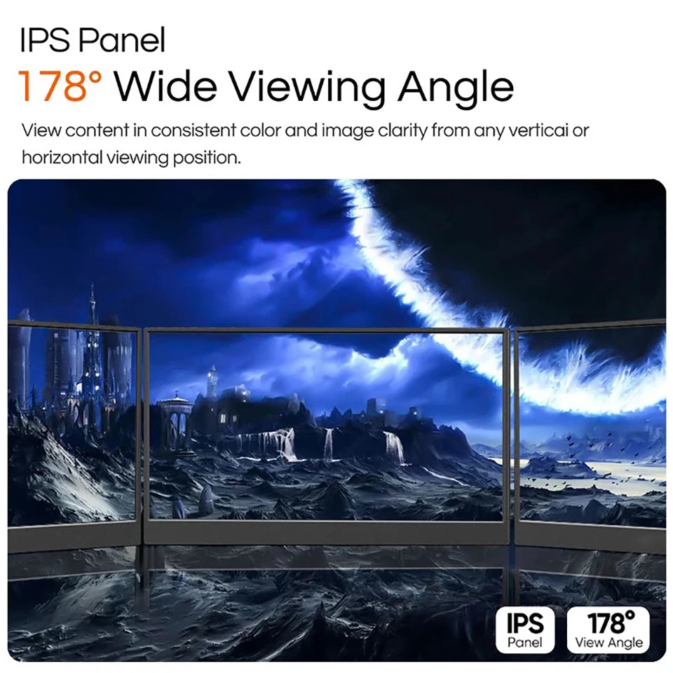 JSHIX 11.6/14/15.6 Inch Portable Monitor — 1080P Full HD IPS Second Screen for Gaming, Laptop, Phone, Switch & Xbox