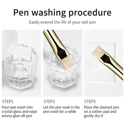 RSNAIL Nail Art Liner Brush - Multifunctional Stripe, Water Ripple & DIY Nail Design Tool