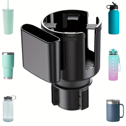 Car Cup Holder Expander : Multipurpose Auto Interior Organizer with Phone Holder - Expandable Storage Accessories for Convenient Organization